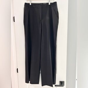 Reitmans Black Super High Rise Wide Leg Trousers Dress Pants 14